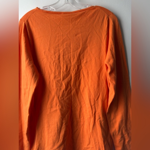 Minnie Rose Vibrant Orange Long Sleeve Tee - Picture 9 of 12